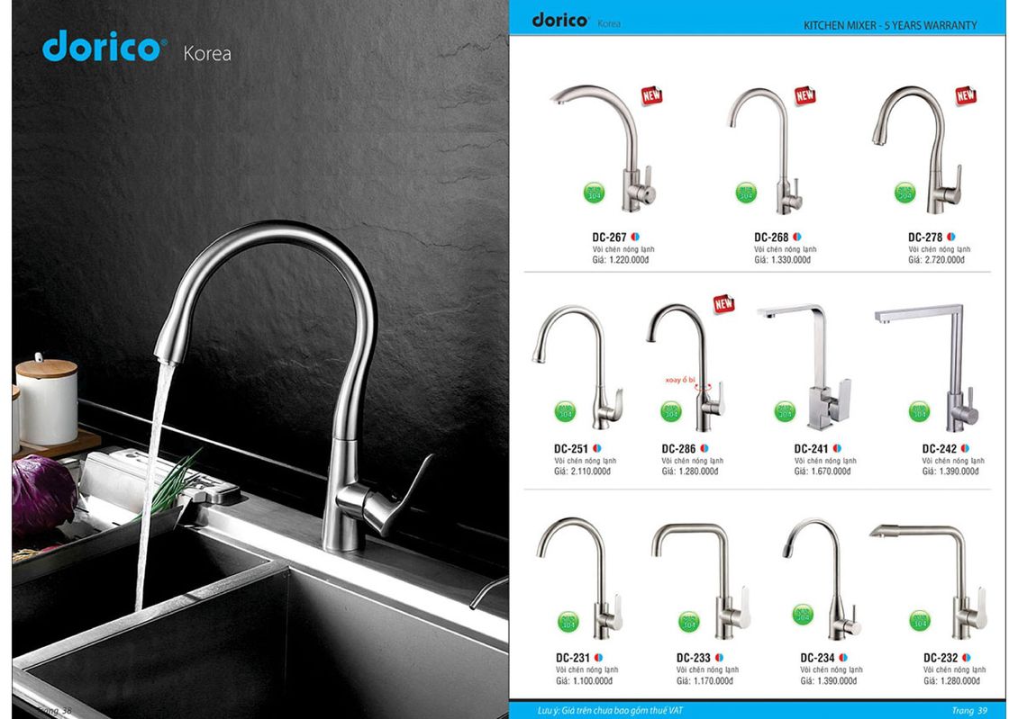 Thiết bị vệ sinh DORICO page 20